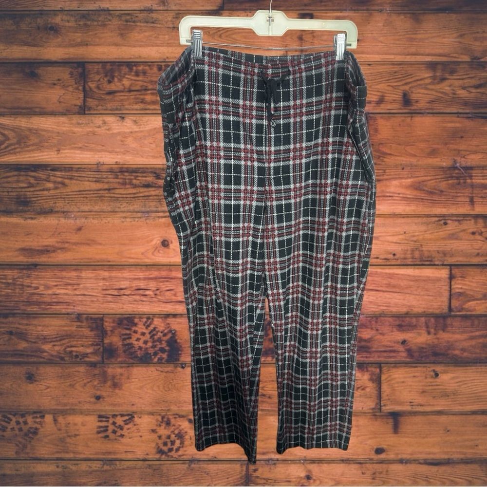 5 for $25🔥Fruit Of The Loom Fleece Plaid Pajama Pants XL (40/42)
